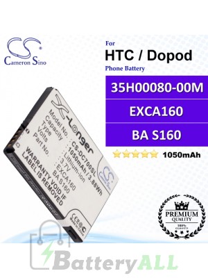 CS-DC700SL For HTC / Dopod Phone Battery Model 35H00080-00M / EXCA160