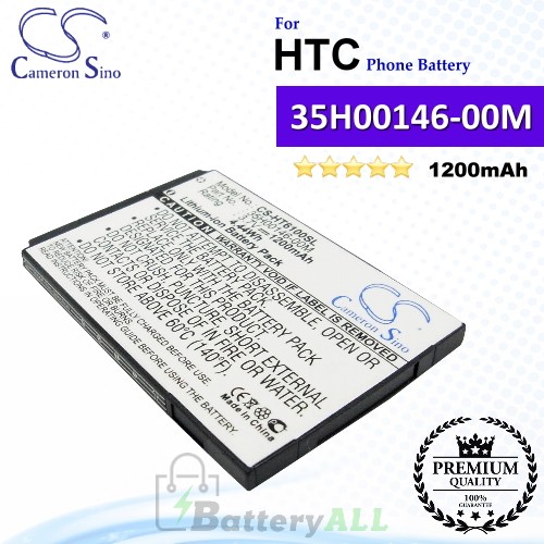 CS-HT6100SL For HTC Phone Battery Model 35H00146-00M