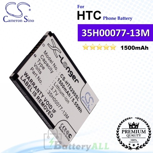 CS-HT8290SL For HTC Phone Battery Model 35H00077-13M