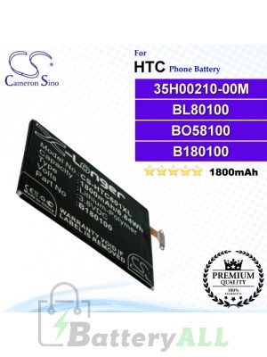 CS-HTC601XL For HTC Phone Battery Model 35H00210-00M / BL80100 / BO58100
