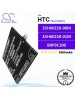 CS-HTD816XL For HTC Phone Battery Model 35H00220-00M / 35H00220-01M / B0P9C100