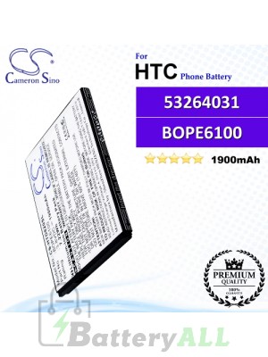 CS-HTD820SL For HTC Phone Battery Model 53264031 / B0PE6100 / BOPE6100