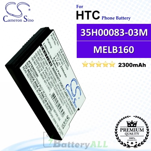 CS-HTP600SL For HTC Phone Battery Model 35H00083-03M / MELB160