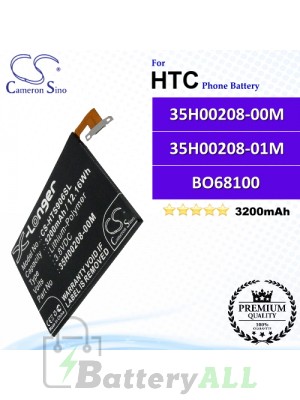 CS-HTS906SL For HTC Phone Battery Model 35H00208-00M / 35H00208-01M / BO68100