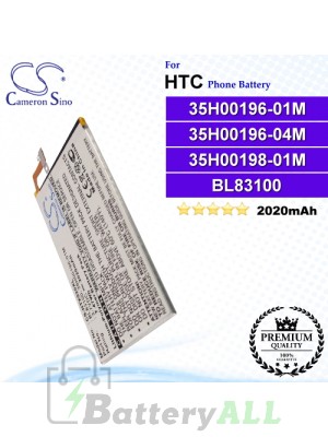 CS-HTX920XL For HTC Phone Battery Model 35H00196-01M / 35H00196-04M / 35H00198-01M / BL83100 / BTR6435B