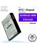 CS-TP3650SL For HTC / Dopod Phone Battery Model 35H00101-00M / POLA160