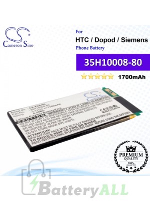 CS-XDAISL For HTC / Dopod Phone Battery Model 35H10008-80