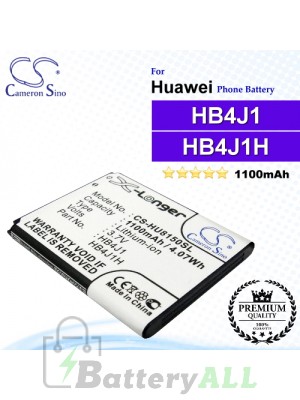 CS-HU8150SL For Huawei Phone Battery Model HB4J1 / HB4J1H