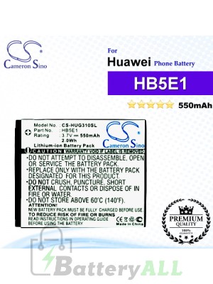 CS-HUG310SL For Huawei Phone Battery Model HB5E1