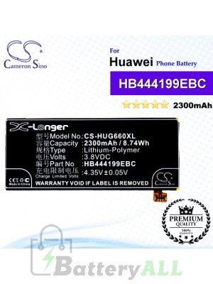 CS-HUG660XL For Huawei Phone Battery Model HB444199EBC