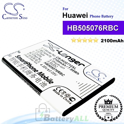 CS-HUG710XL For Huawei Phone Battery Model HB505076RBC