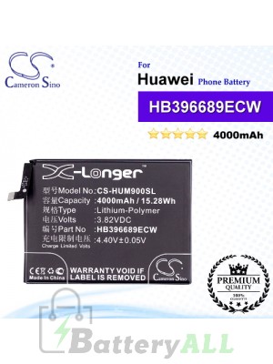 CS-HUM900SL For Huawei Phone Battery Model HB396689ECW