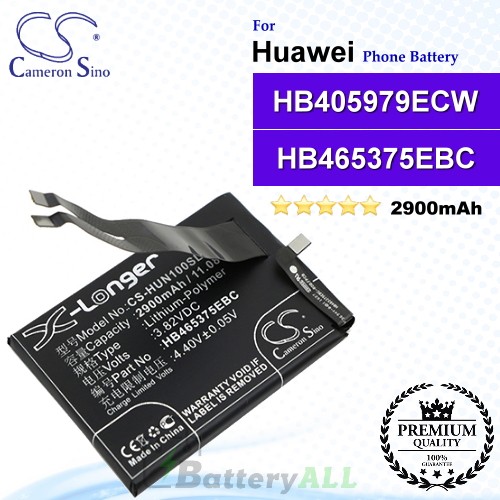 CS-HUN100SL For Huawei Phone Battery Model HB465375EBC