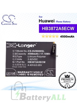 CS-HUN800SL For Huawei Phone Battery Model HB3872A5ECW