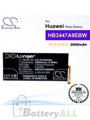 CS-HUP800SL For Huawei Phone Battery Model HB3447A9EBW