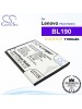 CS-LVA366SL For Lenovo Phone Battery Model BL190