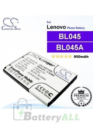 CS-LVE210SL For Lenovo Phone Battery Model BL045 / BL045A