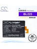 CS-LVK700SL For Lenovo Phone Battery Model BL223