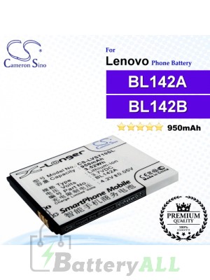 CS-LVS710SL For Lenovo Phone Battery Model BL142A / BL142B