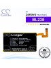 CS-LVX210SL For Lenovo Phone Battery Model BL238