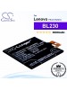CS-LVZ200SL For Lenovo Phone Battery Model BL230