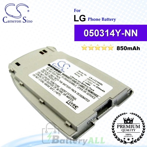 CS-LF2100SL For LG Phone Battery Model 050314Y-NN