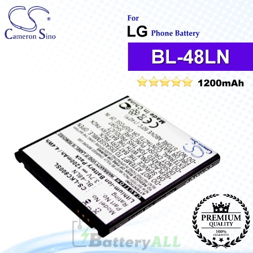 CS-LKC800SL For LG Phone Battery Model BL-48LN