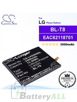 CS-LKD955SL For LG Phone Battery Model BL-T8 / EAC62118701