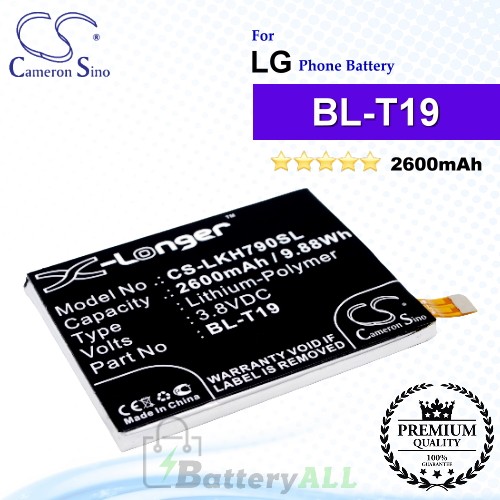 CS-LKH790SL For LG / Google Phone Battery Model BL-T19