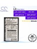 CS-LT5100SL For LG Phone Battery Model BSL-58G / LGTL-GKIP-1000 / SBPL0072126