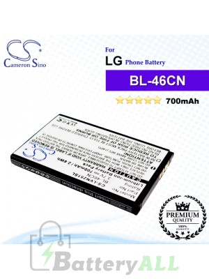 CS-LVN251SL For LG Phone Battery Model BL-46CN / EAC61638202
