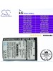 CS-VX3200ML For LG Phone Battery Model LGIP-A1000E / LGIP-A1100 / LGIP-A1700E / LGTL-GCIP / LGTL-GCIP-1000 / MCJA0016101 / MCJA0016301 / MCJA0018601 / MCJA0026701 / MCJA0027401 / MCJA0033802 / SBPL0074301 / SBPL0075701 / SBPL0077801 / SBPL0078401 / SBPL00