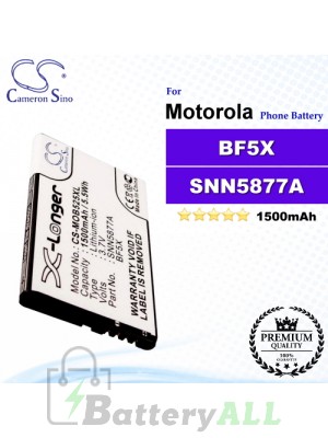 CS-MOB525XL For Motorola Phone Battery Model BF5X / SNN5877A