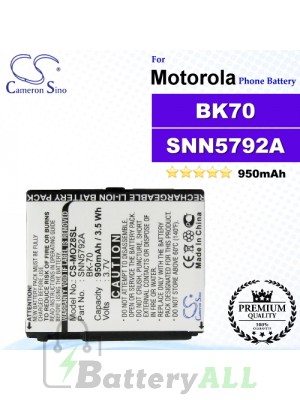 CS-MOZ8SL For Motorola Phone Battery Model BK70 / SNN5792A