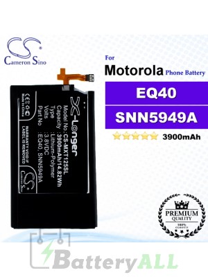 CS-MXT125SL For Motorola Phone Battery Model EQ40 / SNN5949A