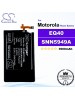 CS-MXT125SL For Motorola Phone Battery Model EQ40 / SNN5949A