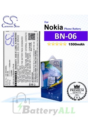 CS-NK430SL For Nokia Phone Battery Model BN-06