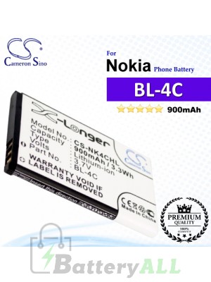 CS-NK4CHL For Nokia Phone Battery Model BL-4C