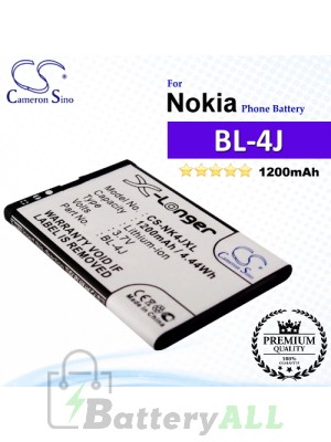 CS-NK4JXL For Nokia Phone Battery Model BL-4J