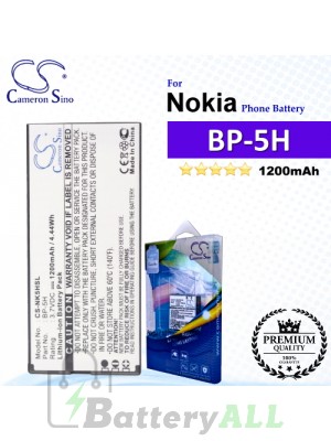 CS-NK5HSL For Nokia Phone Battery Model BP-5H