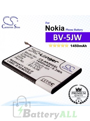 CS-NK800XL For Nokia Phone Battery Model BV-5JW