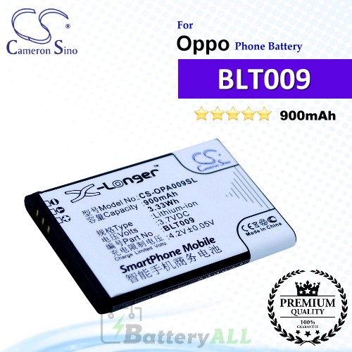CS-OPA009SL For Oppo Phone Battery Model BLT009