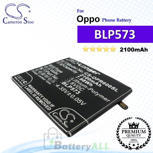 CS-OPR600SL For Oppo Phone Battery Model BLP573