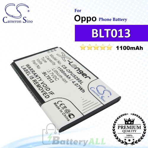 CS-OPU529SL For Oppo Phone Battery Model BLT013