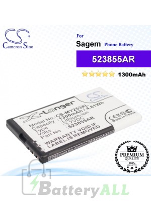 CS-MY253XL For Sagem Phone Battery Model P/N 523855AR