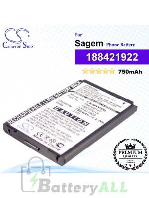CS-MYV5SL For Sagem Phone Battery Model 188421922 / 188620695 / SAKN-SN3