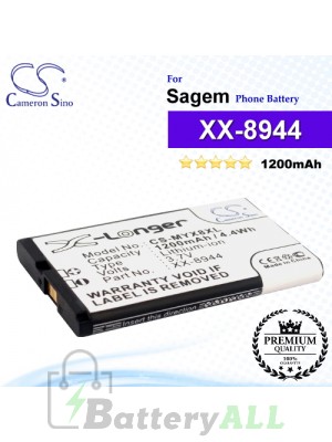 CS-MYX8XL For Sagem Phone Battery Model XX-8944