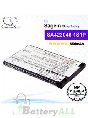 CS-MYZ3SL For Sagem Phone Battery Model SA423048 1S1P