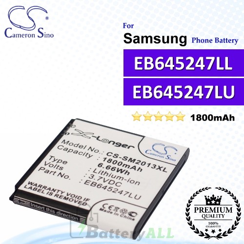 CS-SM2013XL For Samsung Phone Battery Model EB645247LL / EB645247LU