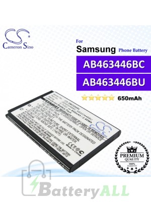 CS-SM2550SL For Samsung Phone Battery Model AB463446BC / AB463446BU